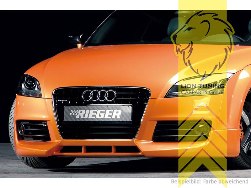 bei Vorfacelift Modellen nur für S Line Stoßstange, bei Facelift Modellen nur für NICHT S Line Stoßstange, ABS Kunststoff, schwarz - lackierfähig, Eintragungsfrei / mit ABE