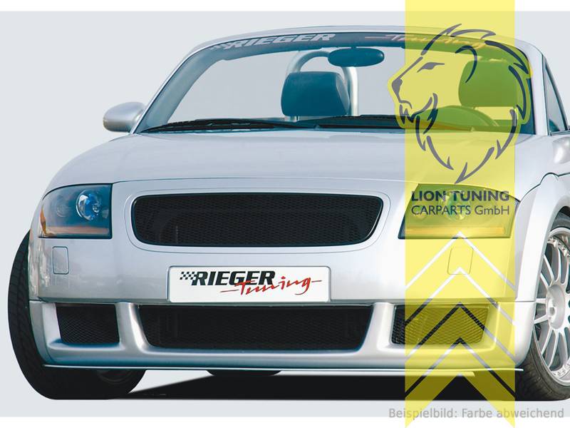 nicht passend für S-Line, nicht passend für V6 (6 Zylinder), ABS Kunststoff, schwarz - lackierfähig, Eintragungsfrei / mit ABE