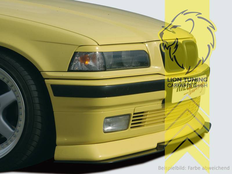 nicht passend für M-Paket Stoßstangen, ABS Kunststoff, schwarz - lackierfähig, Eintragungspflichtig / Teilegutachten liegt bei