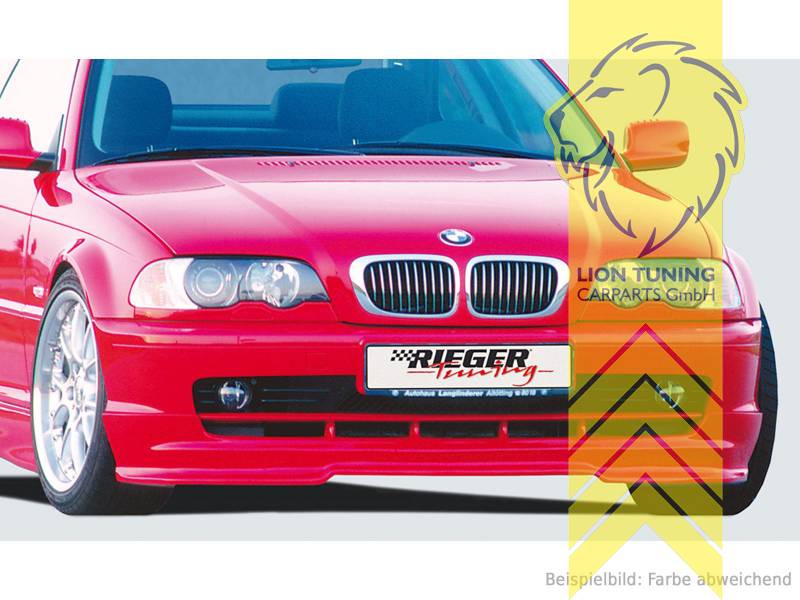 nicht passend für M-Paket Stoßstangen, ABS Kunststoff, schwarz - lackierfähig, Eintragungspflichtig / Teilegutachten liegt bei