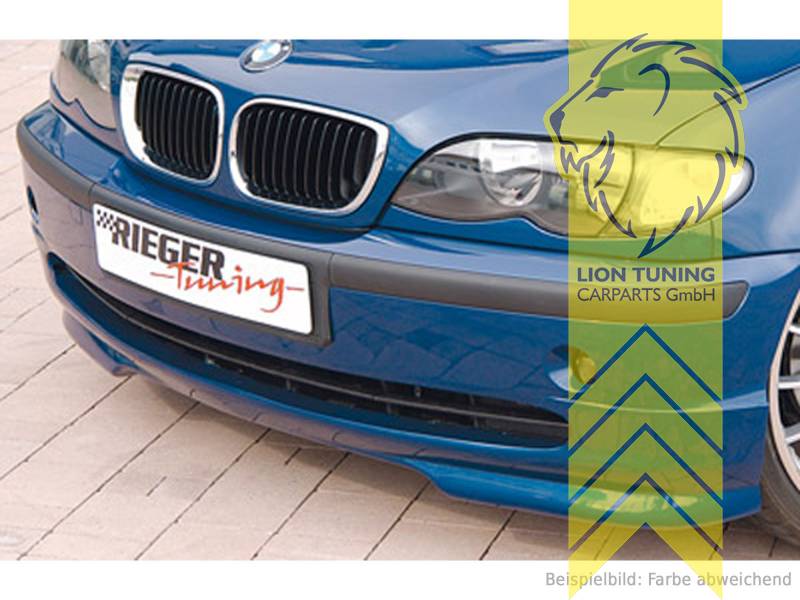 nicht passend für M-Paket Stoßstangen, ABS Kunststoff, schwarz - lackierfähig, Eintragungspflichtig / Teilegutachten liegt bei