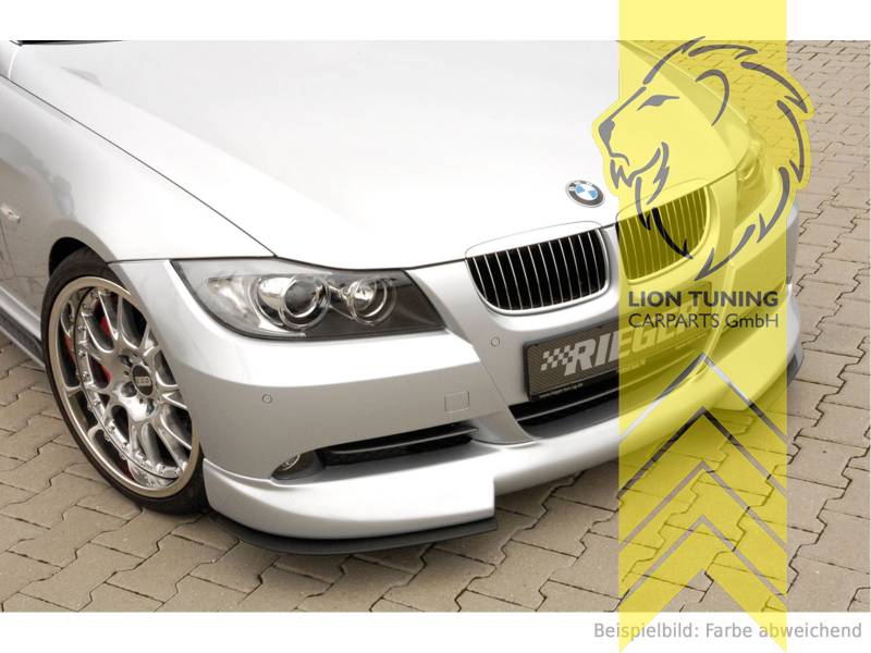 Spoilerschwert Frontspoiler aus ABS für BMW E90 E91 3er mit ABE Carbon Optik 