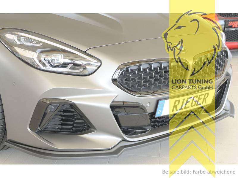 schwarz matt, nicht passend für M-Paket Stoßstangen, ABS Kunststoff, schwarz - lackierfähig, Eintragungsfrei / mit ABE