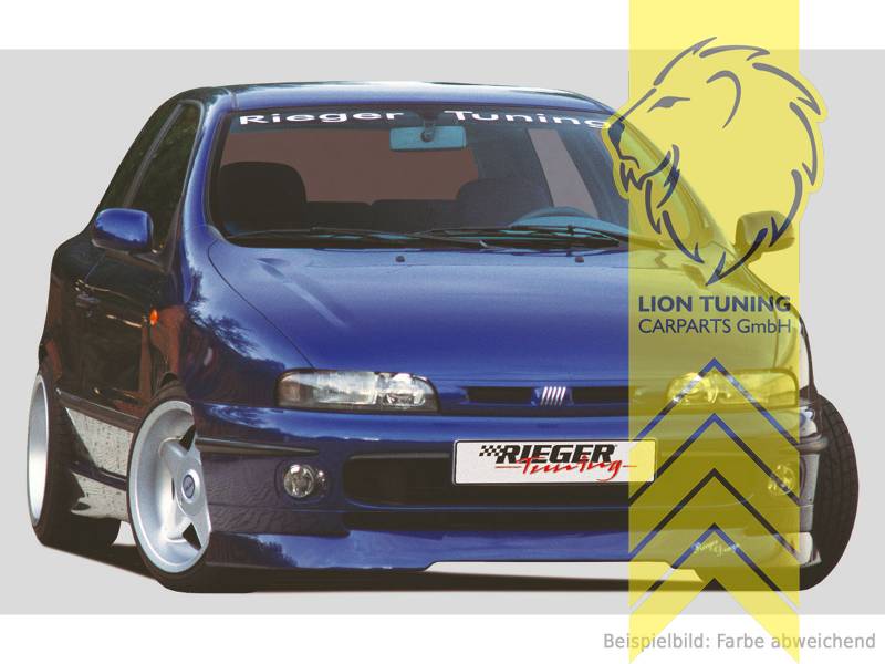 Liontuning - Tuningartikel für Ihr Auto  Lion Tuning Carparts GmbH Rieger  Frontspoiler Spoilerlippe Spoiler für Fiat Grande Punto Typ 199