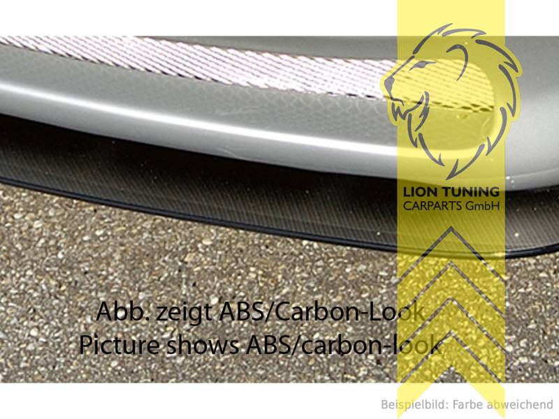 schwarz matt, nur passend für unsere Spoilerlippe Art.: 24033, ABS Kunststoff, schwarz - lackierfähig, Eintragungsfrei / mit ABE