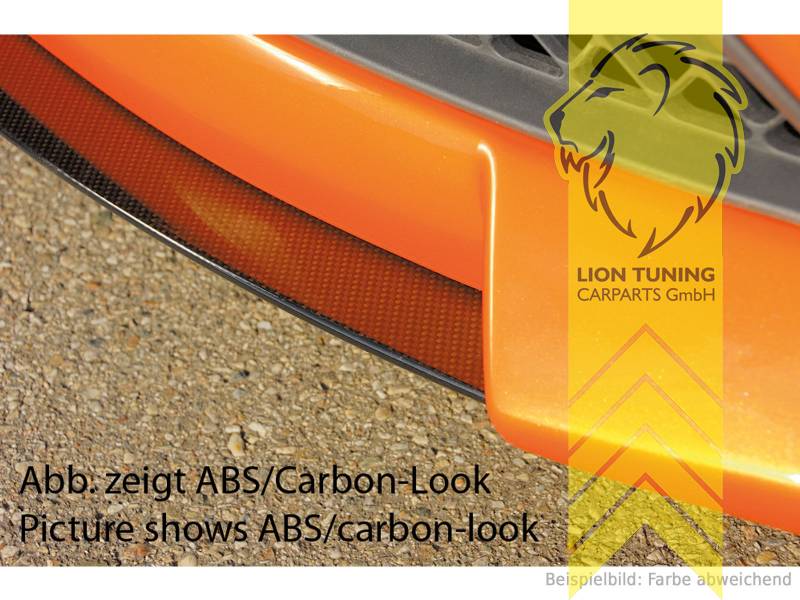 schwarz matt, nur passend für unsere Spoilerlippe Art.: 24043, ABS Kunststoff, schwarz - lackierfähig, Eintragungsfrei / mit ABE