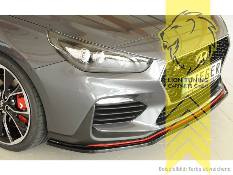 schwarz glänzend, ABS Kunststoff, schwarz - lackierfähig, Eintragungsfrei / mit ABE