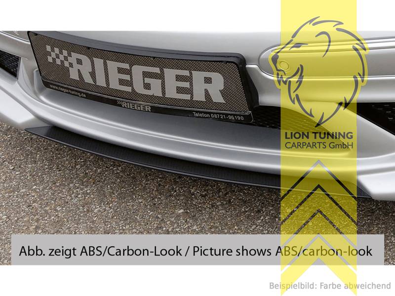 schwarz matt, nur passend für unsere Spoilerlippe Art.: 24072, ABS Kunststoff, schwarz - lackierfähig, Eintragungsfrei / mit ABE