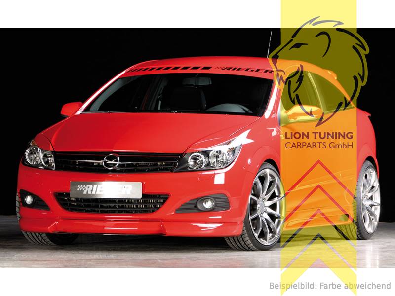 Liontuning - Tuningartikel für Ihr Auto  Lion Tuning Carparts GmbH Rieger  Frontspoiler Spoilerlippe Spoiler für Opel Astra H GTC