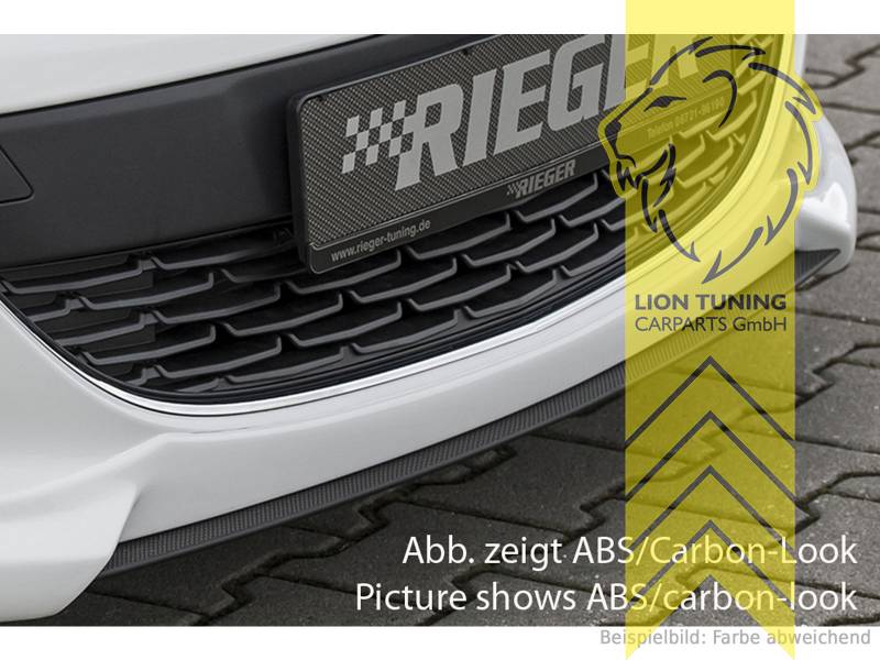 schwarz matt, nur passend für unsere Spoilerlippe Art.: 24098, ABS Kunststoff, schwarz - lackierfähig, Eintragungsfrei / mit ABE