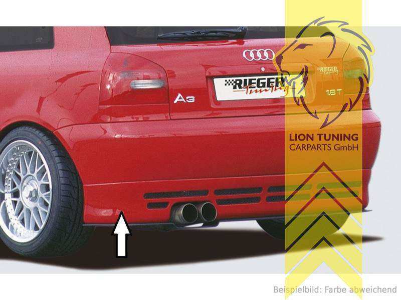 Liontuning - Tuningartikel für Ihr Auto  Lion Tuning Carparts GmbH Rieger  Heckansatz Heckspoiler Diffusor für Audi A3 8L