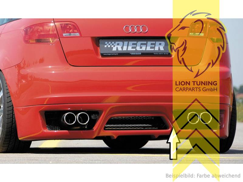 schwarz matt, auch für S Line Modelle passend, ABS Kunststoff, schwarz - lackierfähig, Eintragungsfrei / mit ABE