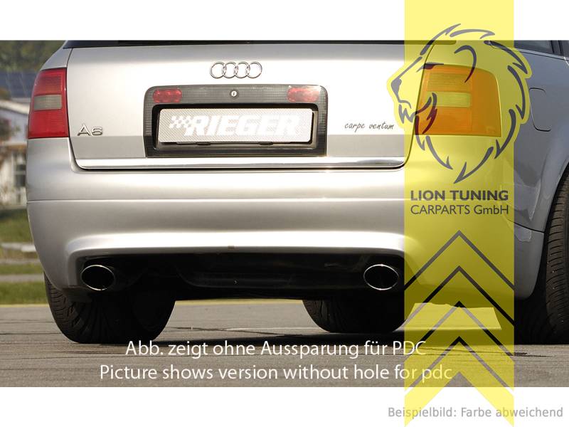 schwarz matt, für Fahrzeuge mit PDC, ABS Kunststoff, schwarz - lackierfähig, für Fahrzeuge mit PDC, Eintragungsfrei / mit ABE