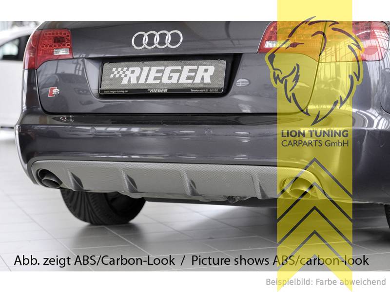 links und rechts, schwarz glänzend, passend für Standard und S-Line Stoßstange, ABS Kunststoff, Eintragungsfrei / mit ABE