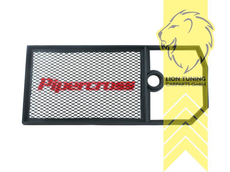 Länge: 415mm x Breite: 188mm, Bei 1.6 16V 105 PS Motorcode ATN / AUS beachten, Rechteckig, Pipercross, Eintragungsfrei / keine Eintragung nötig