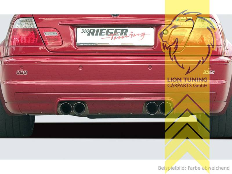 schwarz matt, nur passend für M3, ABS Kunststoff, schwarz - lackierfähig, Eintragungsfrei / mit ABE