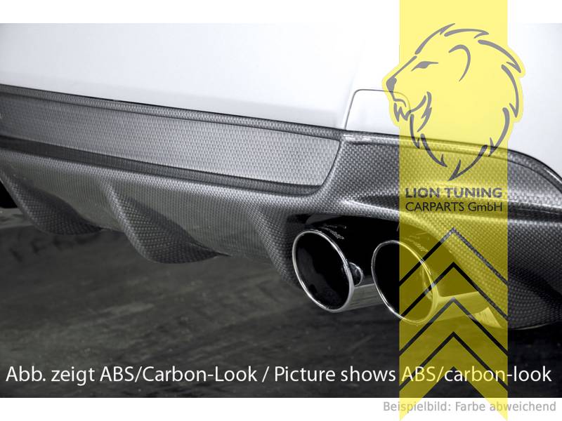 Liontuning - Tuningartikel für Ihr Auto  Lion Tuning Carparts GmbH Rieger  Heckansatz Heckspoiler Diffusor für BMW 3er E92 Coupe E93 Cabrio für 335i  335d