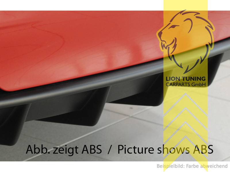 Liontuning - Tuningartikel für Ihr Auto  Lion Tuning Carparts GmbH Rieger  Heckansatz Heckspoiler Diffusor für BMW 3er F30 Limousine F31 Touring