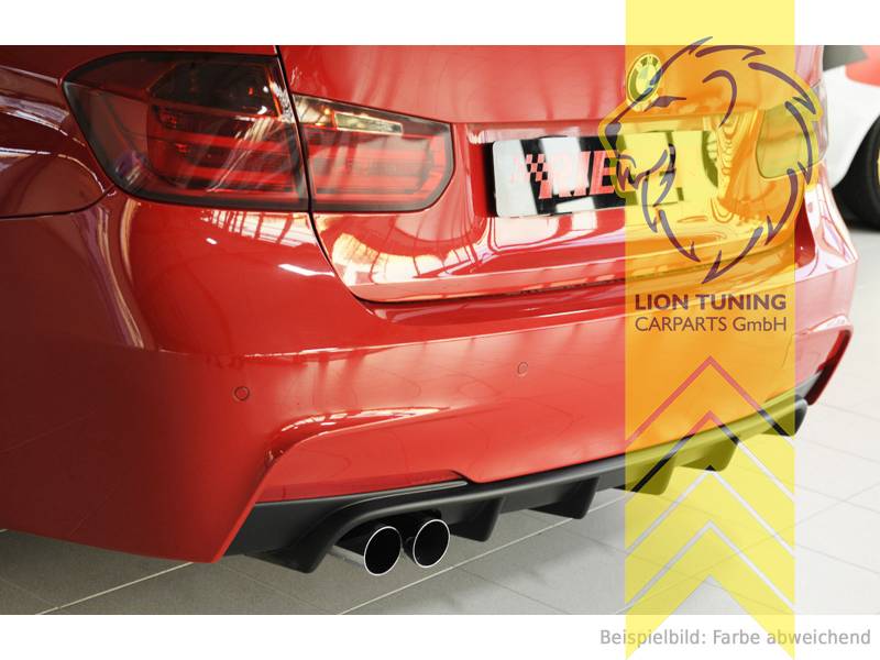 Liontuning - Tuningartikel für Ihr Auto  Lion Tuning Carparts GmbH  Original BMW M Performance Edelstahl Endrohre Auspuff Blende 2 Rohr Links  für BMW F30 F31 F32 F33 F36