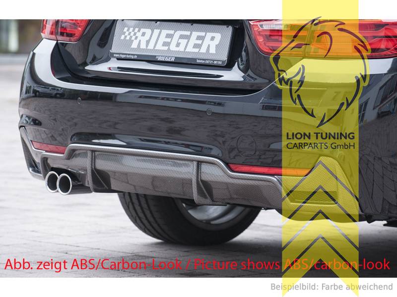 Liontuning - Tuningartikel für Ihr Auto  Lion Tuning Carparts GmbH  Heckansatz Heckspoiler Diffusor BMW 3er E46 Limousine M-Paket Optik