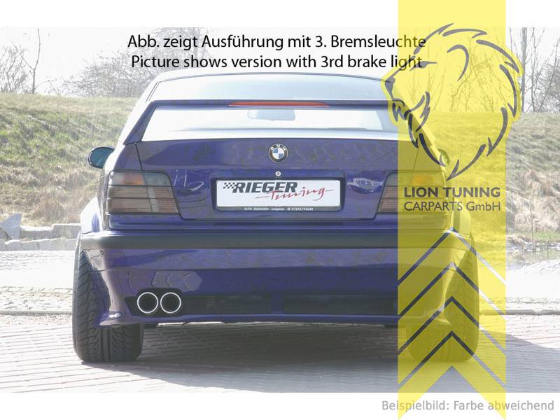Liontuning - Tuningartikel für Ihr Auto  Lion Tuning Carparts GmbH  Hecklippe Spoiler Heckspoiler Kofferraum Lippe M-Paket Optik BMW F30  Limousine