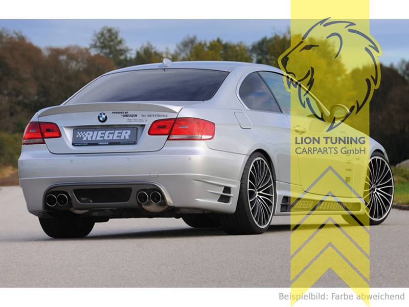 Liontuning - Tuningartikel für Ihr Auto  Lion Tuning Carparts GmbH Rieger  Hecklippe Spoiler Heckspoiler Kofferraum Lippe für BMW 3er E92 Coupe