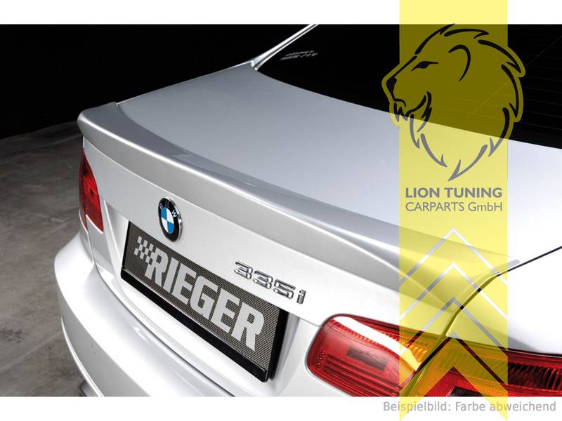 Liontuning - Tuningartikel für Ihr Auto  Lion Tuning Carparts GmbH Rieger Hecklippe  Spoiler Heckspoiler Kofferraum Lippe für BMW 3er E92 Coupe