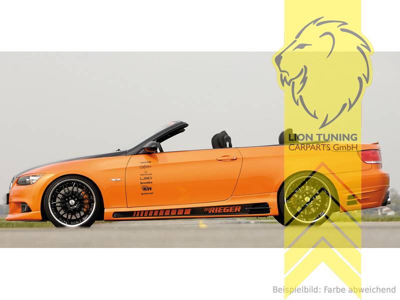 Liontuning - Tuningartikel für Ihr Auto  Lion Tuning Carparts GmbH Rieger Hecklippe  Spoiler Heckspoiler Kofferraum Lippe für BMW 3er E93 Cabrio