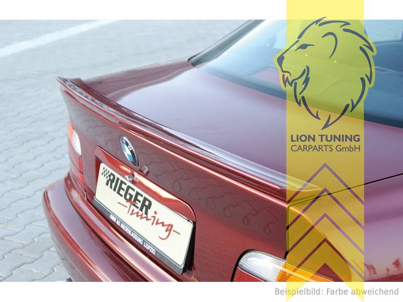 Liontuning - Tuningartikel für Ihr Auto  Lion Tuning Carparts GmbH Rieger  Hecklippe Spoiler Heckspoiler Kofferraum Lippe für für BMW 3er E36 Cabrio