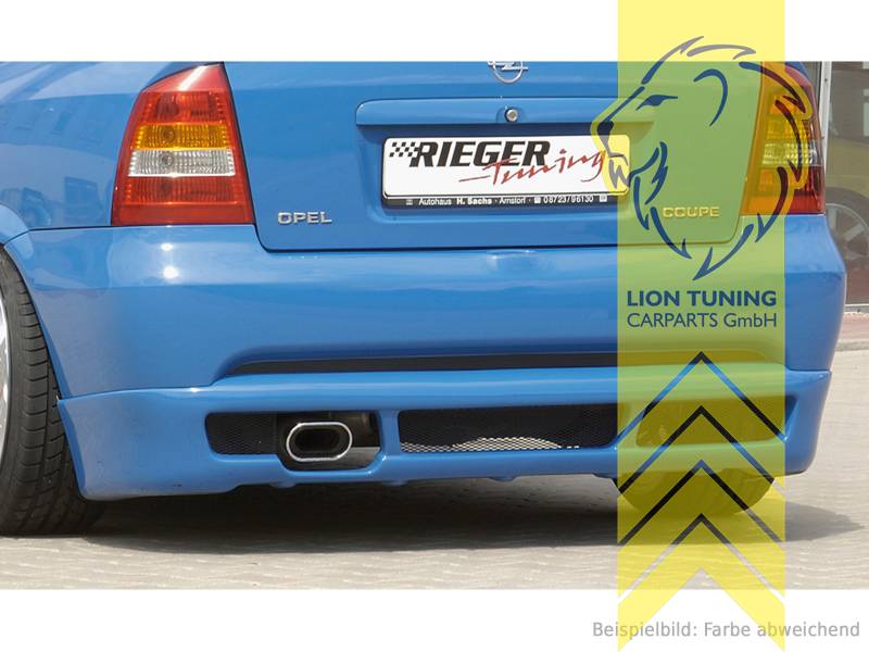 Liontuning - Tuningartikel für Ihr Auto  Lion Tuning Carparts GmbH Rieger  Heckansatz Heckspoiler Diffusor für Opel Astra G Coupe Cabrio