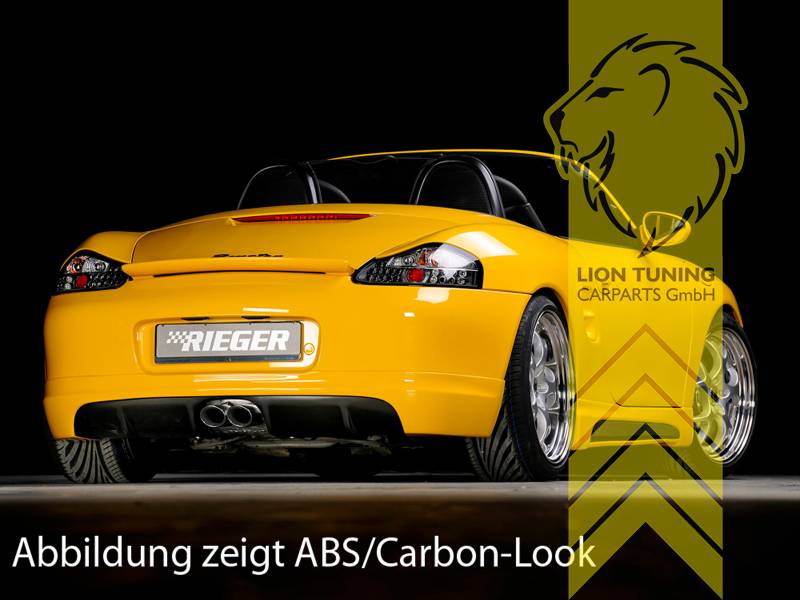 mittig, schwarz matt, ABS Kunststoff, schwarz - lackierfähig, Eintragungsfrei / mit ABE