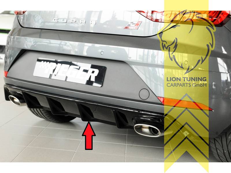 links und rechts, schwarz glänzend, nur passend für Cupra, ABS Kunststoff, Eintragungsfrei / mit ABE