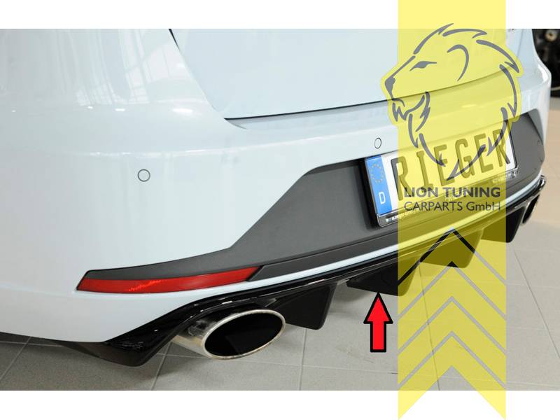 links und rechts, schwarz glänzend, nur passend für Cupra Kombi, ABS Kunststoff, Eintragungsfrei / mit ABE