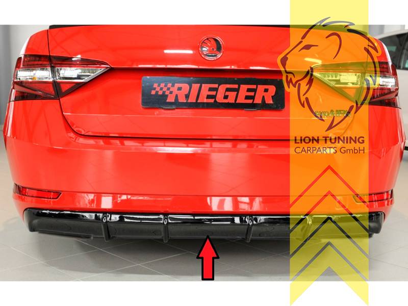 schwarz glänzend, ohne Aussparung für Endrohre, für Fahrzeuge mit Anhängerkupplung, ABS Kunststoff, schwarz - lackierfähig, Eintragungsfrei / mit ABE