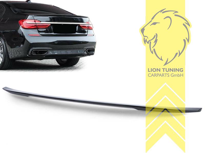 Liontuning - Tuningartikel für Ihr Auto  Lion Tuning Carparts GmbH  Hecklippe Spoiler Heckspoiler Kofferraum Lippe für BMW G30 Limousine  schwarz glänzend