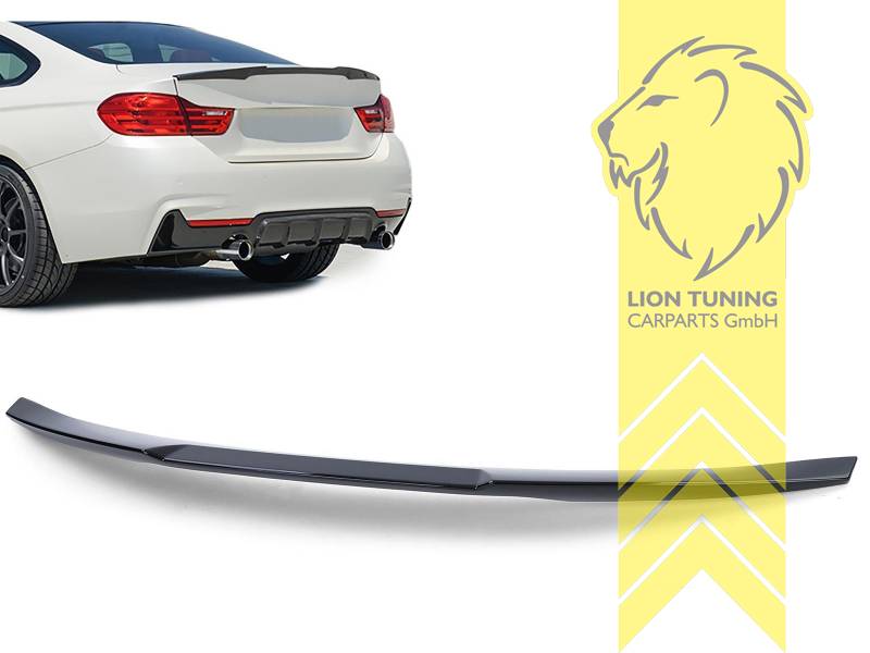Liontuning - Tuningartikel für Ihr Auto  Lion Tuning Carparts GmbH Hecklippe  Spoiler Heckspoiler Kofferraum Lippe für BMW F82 Coupe