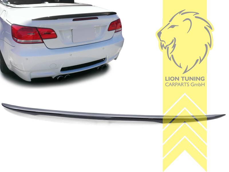 Liontuning - Tuningartikel für Ihr Auto  Lion Tuning Carparts GmbH Carbon  Hecklippe Spoiler Heckspoiler Kofferraum Lippe M-Paket Optik BMW F30  Limousine