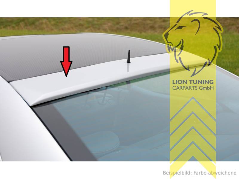 schwarz matt, mit Antennenaussparung, ABS Kunststoff, schwarz - lackierfähig, Eintragungsfrei / mit ABE