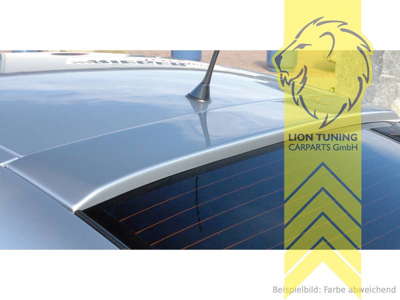 schwarz matt, mit Antennenaussparung, ABS Kunststoff, schwarz - lackierfähig, Eintragungsfrei / mit ABE