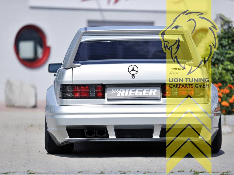 schwarz matt, ohne Aussparung für 3 Bremsleuchte, schwarz - lackierfähig, Eintragungspflichtig / Teilegutachten liegt bei