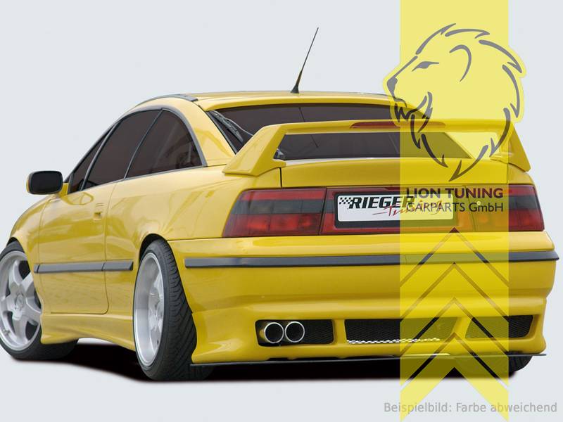 inkl. Bremsleuchte, GFK, schwarz - lackierfähig, Eintragungspflichtig / Teilegutachten liegt bei