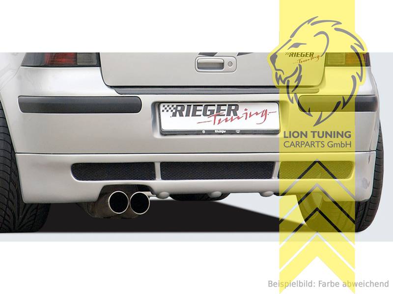 Liontuning - Tuningartikel für Ihr Auto  Lion Tuning Carparts GmbH Rieger  Heckansatz Heckspoiler Diffusor für VW Golf 4