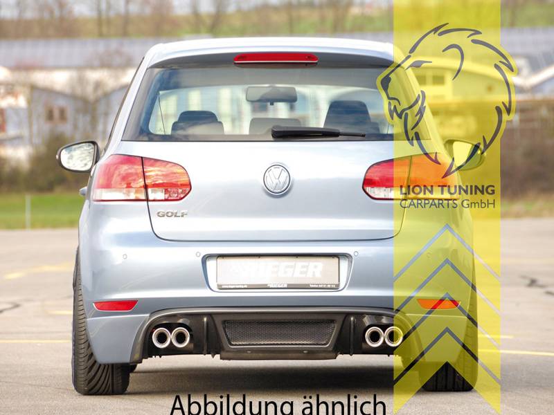 links Einzelrohr, schwarz matt, nur passend für Fahrzeuge mit Standard Stoßstange, ABS Kunststoff, schwarz - lackierfähig, Eintragungsfrei / mit ABE