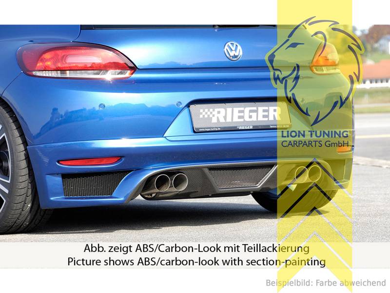 PURAR Auto Heckstoßstange Spoiler für Volkswagen VW Scirocco R 2015-2018,  Heckstoßstange Lip Diffusor Splitter Spoiler Kratzschutz für die Hintere  Lippe: : Auto & Motorrad