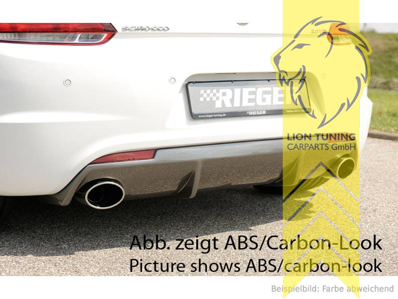 links und rechts, schwarz matt, für Fahrzeuge mit R-Line Stoßstange, ABS Kunststoff, schwarz - lackierfähig, Eintragungsfrei / mit ABE