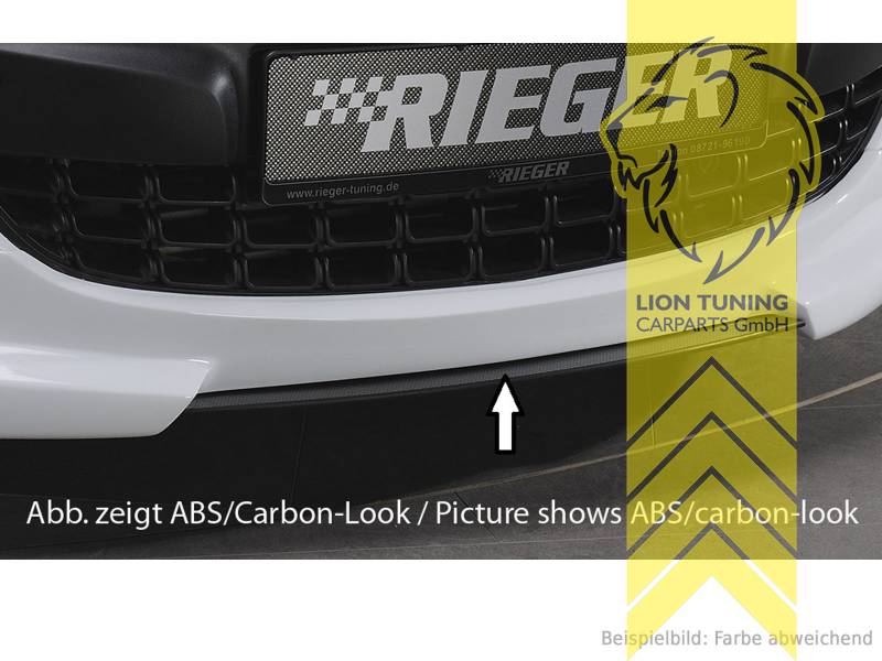 schwarz matt, nur passend für unsere Spoilerlippe Art.: 24120 24121, ABS Kunststoff, schwarz - lackierfähig, Eintragungsfrei / mit ABE