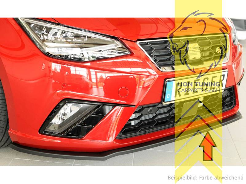 schwarz matt, ABS Kunststoff, schwarz - lackierfähig, Eintragungsfrei / mit ABE