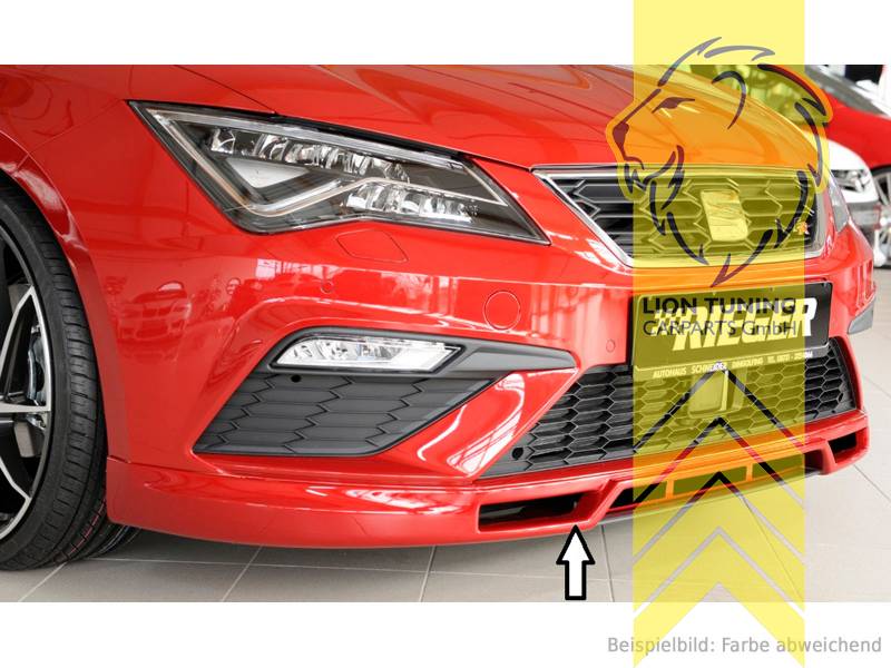 nur passend für Cupra und Sport Stoßstange, ABS Kunststoff, schwarz - lackierfähig, Eintragungsfrei / mit ABE