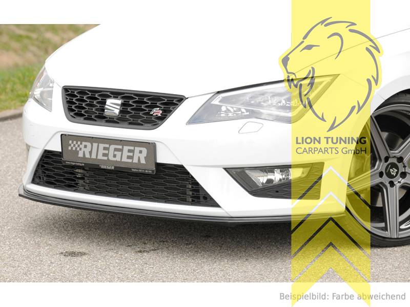 Liontuning - Tuningartikel für Ihr Auto  Lion Tuning Carparts GmbH Rieger  Frontspoiler Spoilerlippe Spoiler für Seat Leon Cupra 5F