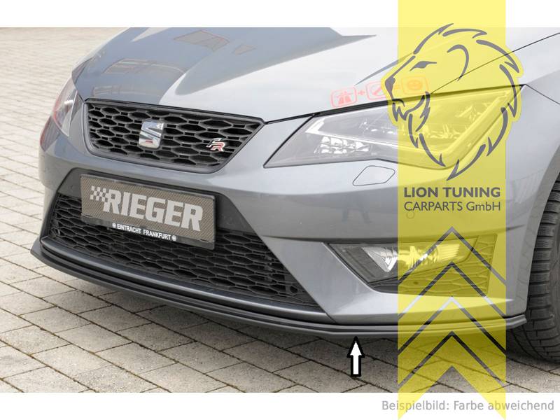 schwarz matt, nur passend für Cupra und Sport Stoßstange, ABS Kunststoff, schwarz - lackierfähig, Eintragungsfrei / mit ABE